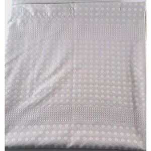 Huntington Home Fabric Shower Curtain Light Purple Lavender Polka Dot Chic